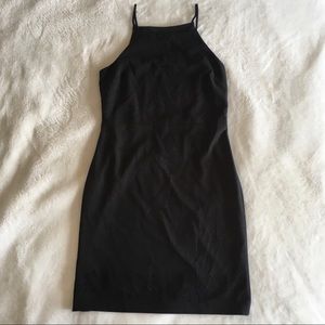 NWT Banana Republic Black Lasercut Sundress LBD